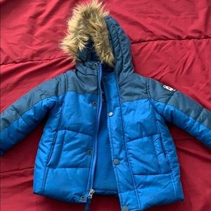 Ben Sherman Puffer Jacket with fur good